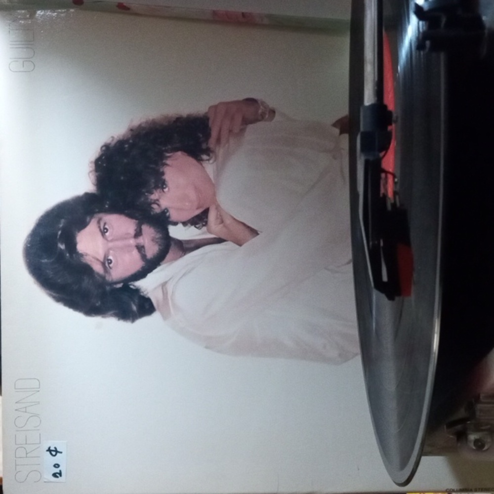 Vintage vinyl record Barbra Streisand "Guilty"